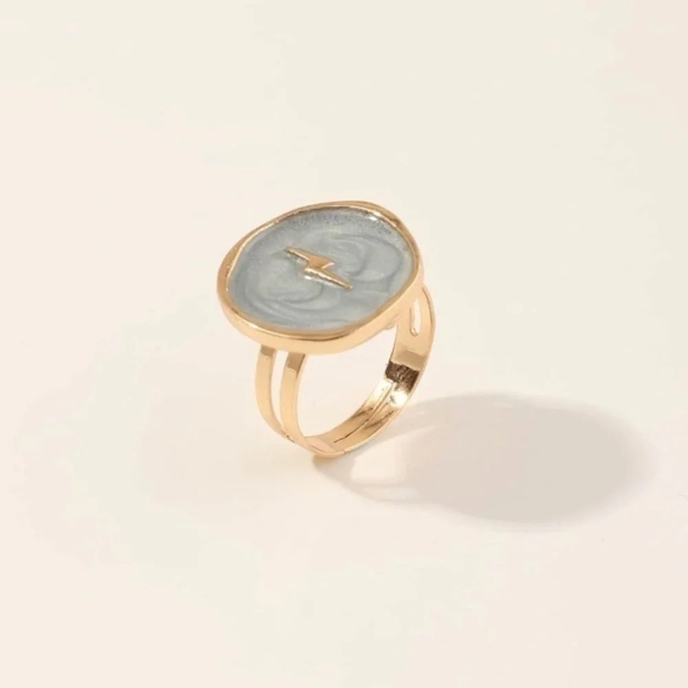 3/$30 ⚡️ Lightning Bolt Enamel Ring